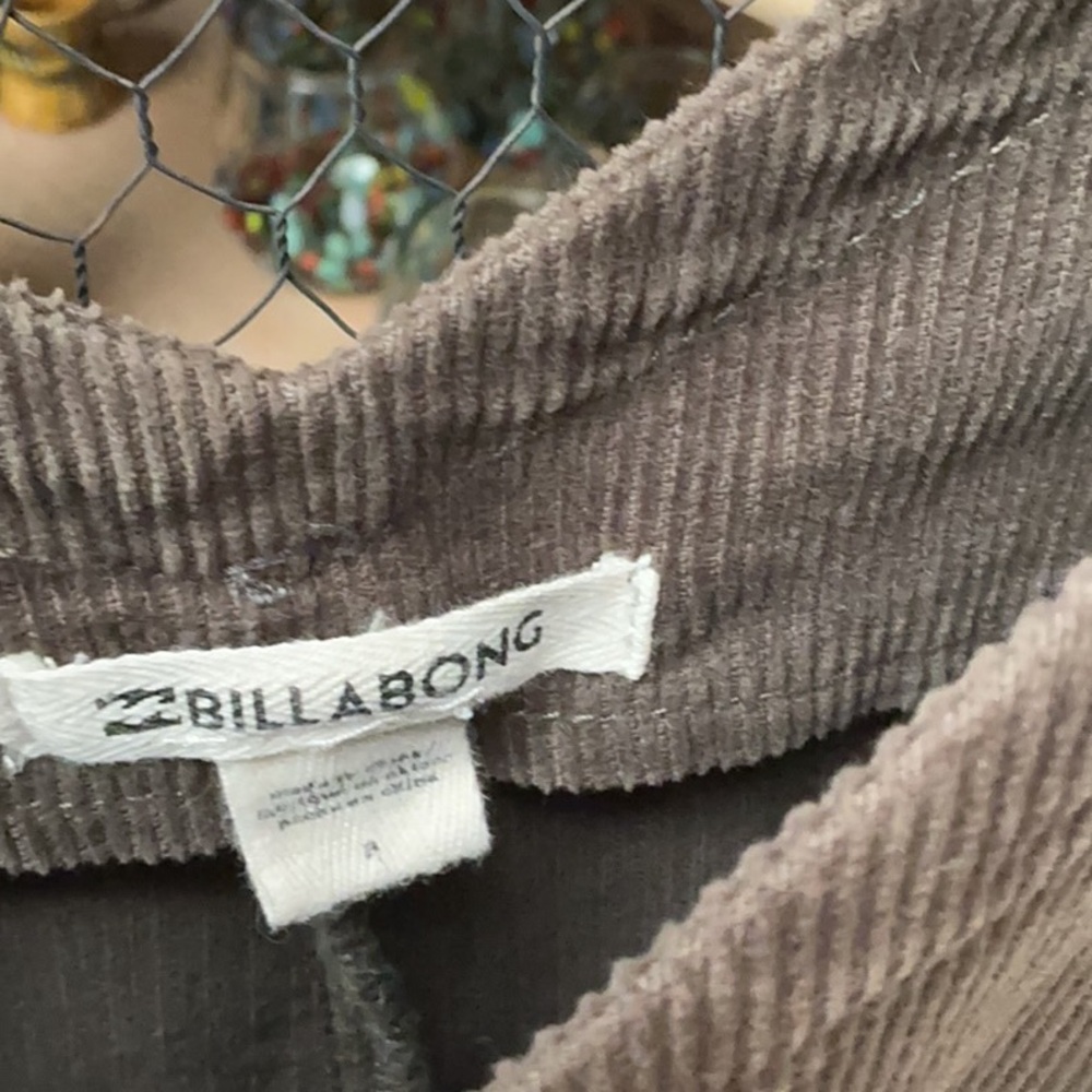 Billabong Windechaser Cord Jumpsuit in Green - Picture 9 of 14